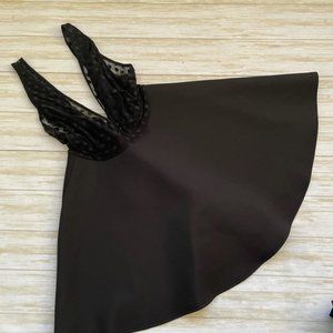 Silence + Noise Illusion Polka Dot Halter Dress